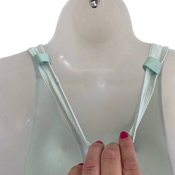 Lululemon 4 Tank Top Racerback Lightweight Soft Stretch Mini Green - Picture 4 of 9